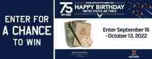 2022 Air Force Birthday Sweepstakes - Rite in the Rain Kit