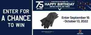 2022 Air Force Birthday Sweepstakes - Seirus Glove Liner