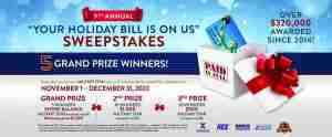 MILITARY STAR® Holiday Pay Your Bills Sweepstakes