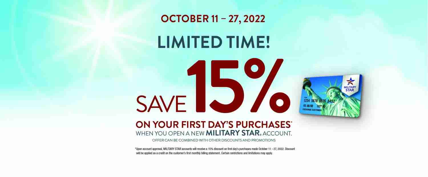 MILITARY STAR® New Account Offer