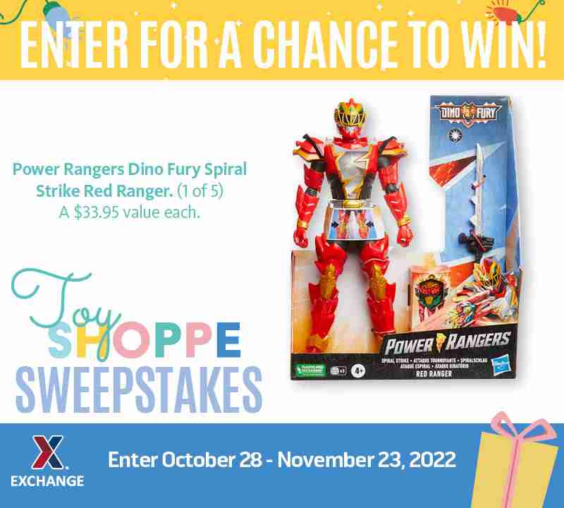 2022 Toy Book Sweepstakes - Power Rangers