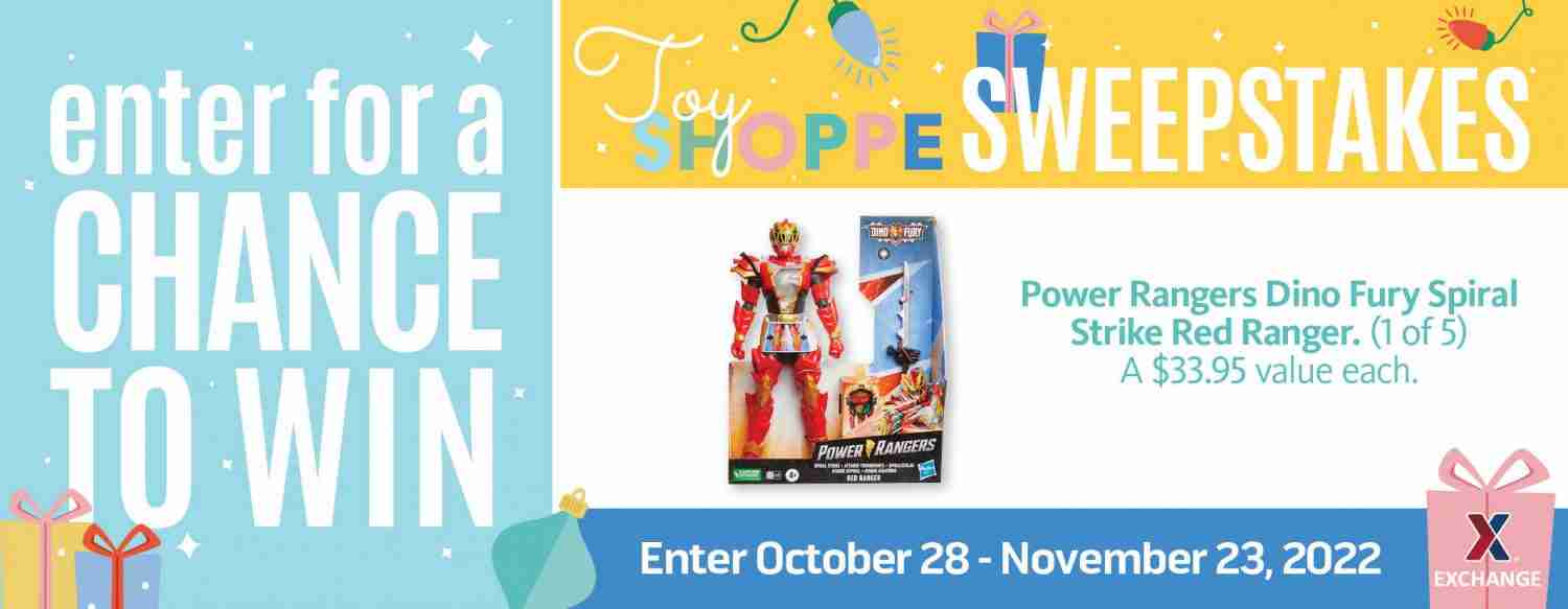 2022 Toy Book Sweepstakes - Power Rangers