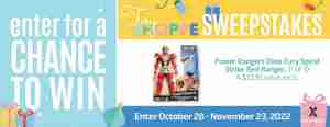 2022 Toy Book Sweepstakes - Power Rangers