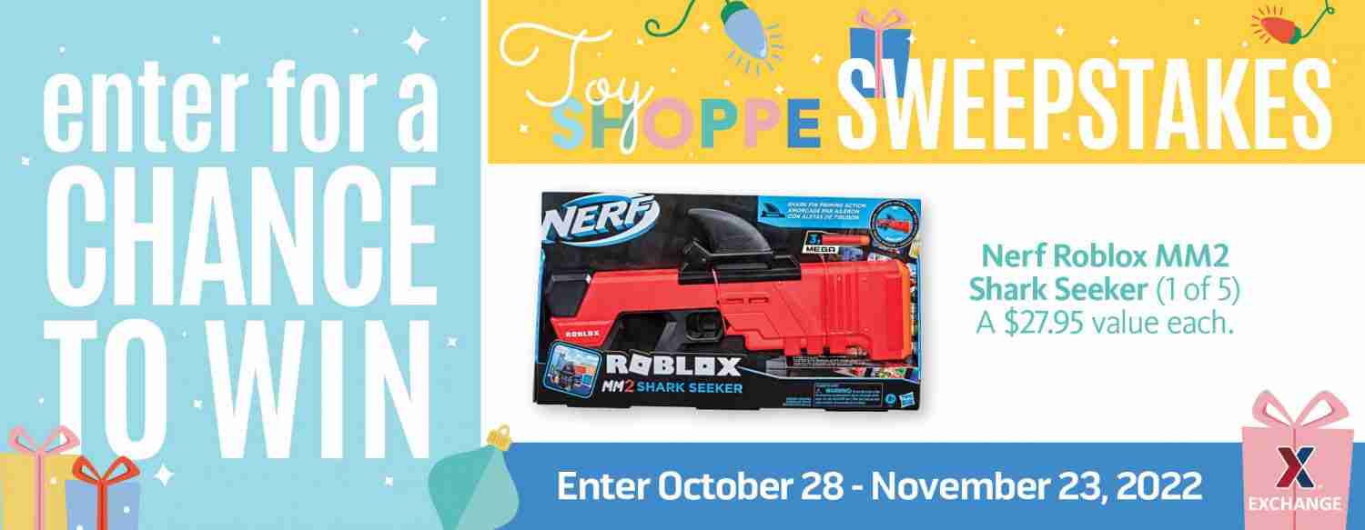 2022 Toy Book Sweepstakes - Nerf/Roblox MM2 Shark Seeker