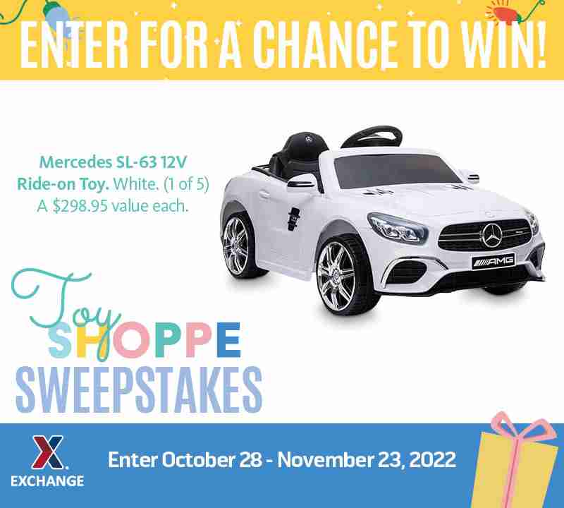 2022 Toy Book Sweepstakes - Mercedes Ride-On Toy