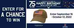 2022 Air Force Birthday Sweepstakes - Rocky Brands Cap