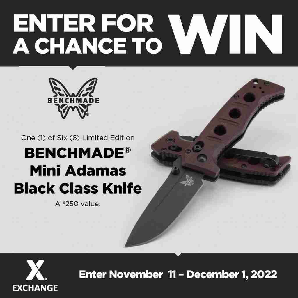 Benchmade Sweepstakes