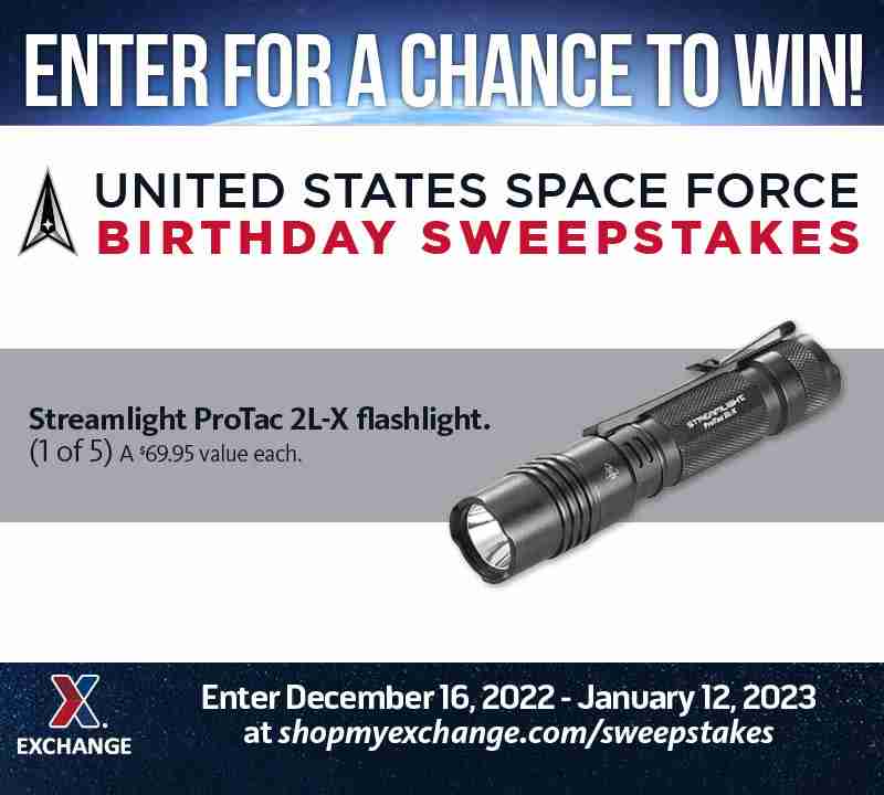 2022 US Space Force Birthday Sweepstakes - Streamlight Flashlight