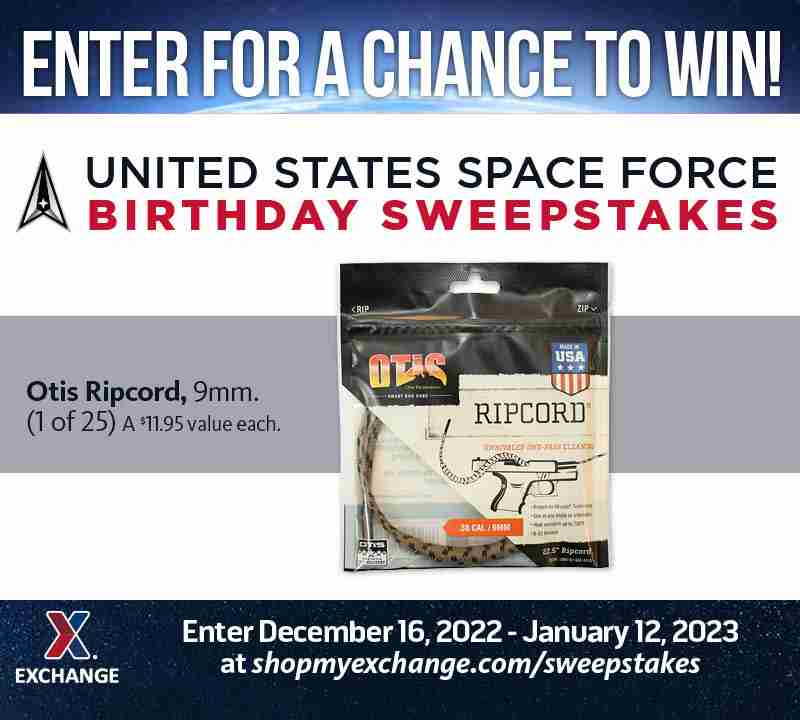 2022 US Space Force Birthday Sweepstakes - Otis Ripcord