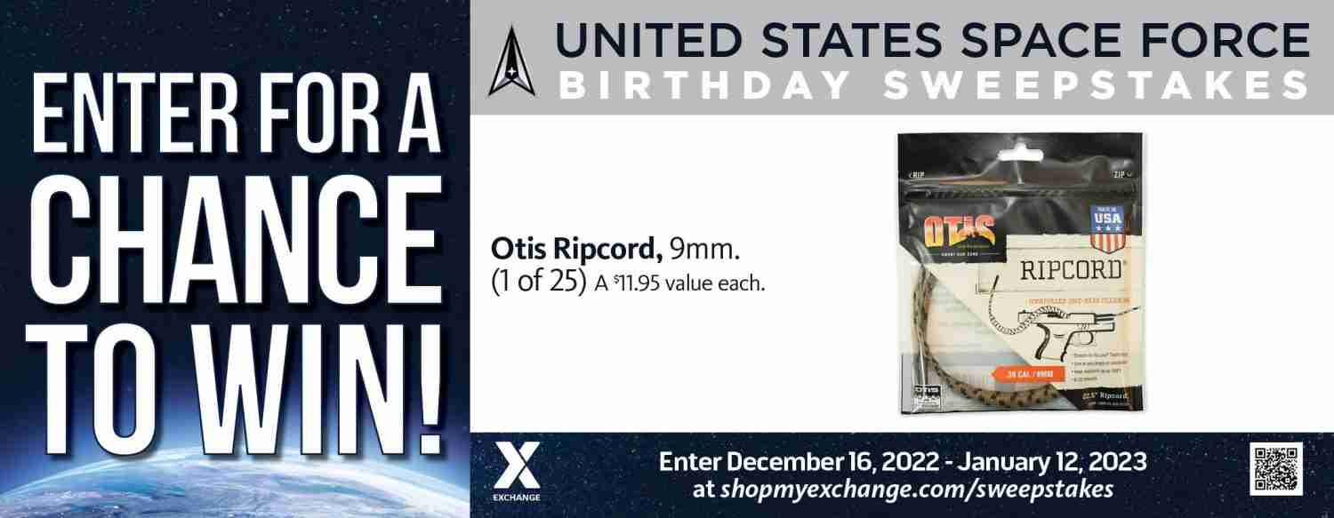 2022 US Space Force Birthday Sweepstakes - Otis Ripcord