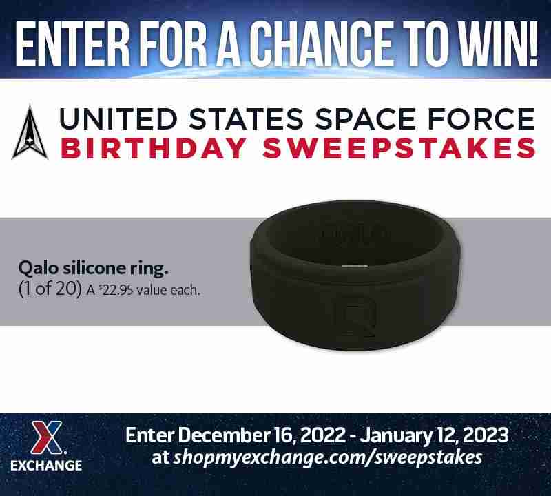 2022-2023 US Space Force Birthday Sweepstakes - Qalo