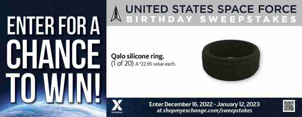 2022-2023 US Space Force Birthday Sweepstakes – Qalo