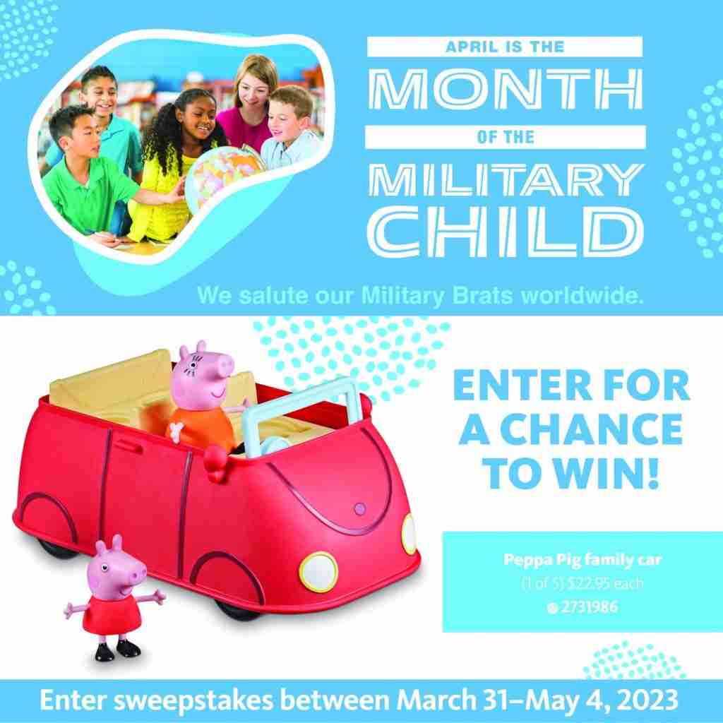 MOMC Peppa Pig Family Car Sweepstakes