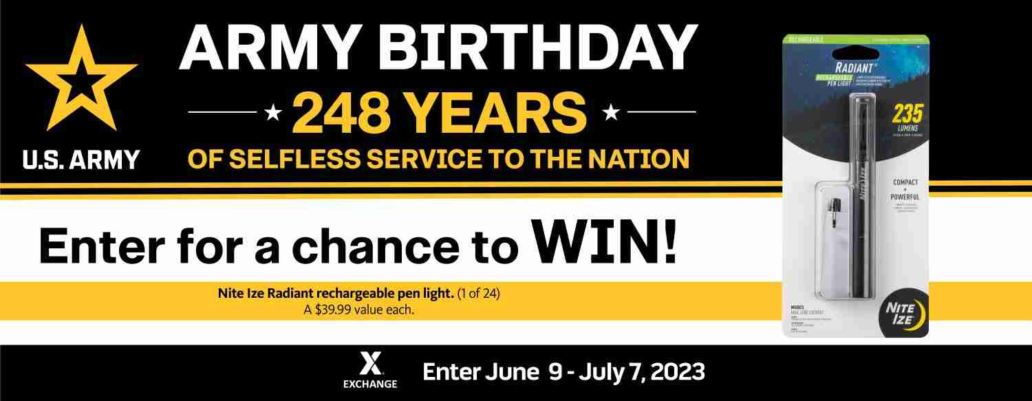 2023 U.S. Army Birthday Sweepstakes - Nite Ize Pen Light