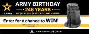 2023 U.S. Army Birthday Sweepstakes - Elite Summit Backpack