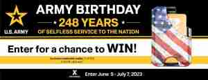 2023 U.S. Army Birthday Sweepstakes - Ira Green Wallet