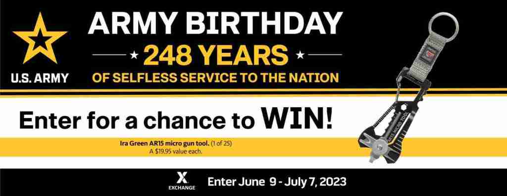2023 U.S. Army Birthday Sweepstakes – AR15 Micro Gun Tool