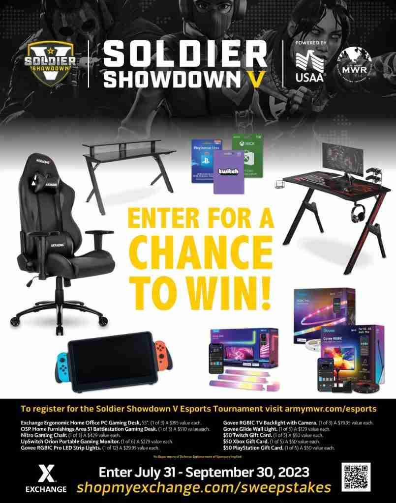 Soldier Showdown V Sweepstakes