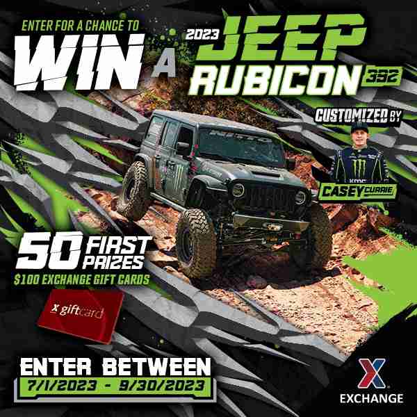 Monster Energy Casey Currie Jeep Sweepstakes