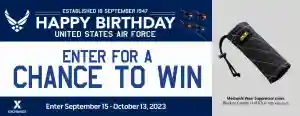 2023 Air Force Birthday Sweepstakes - Mechanix Wear Suppressor Cover