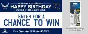 2023 Air Force Birthday Sweepstakes - Nite Ize Radiant Keychain Flashlight