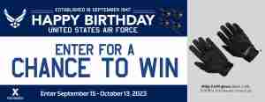 2023 Air Force Birthday Sweepstakes - Wiley X APX Gloves