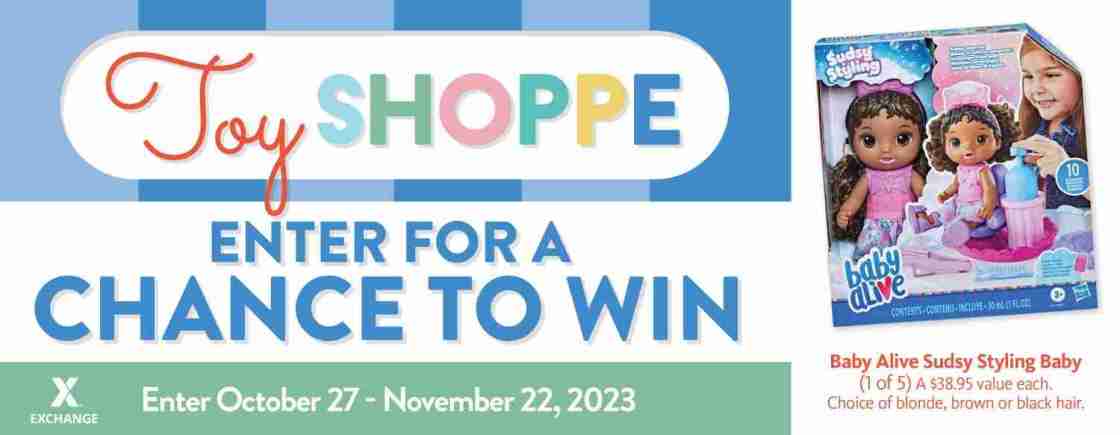 2023 Toy Book Sweepstakes – Baby Alive Sudsy Styling Baby