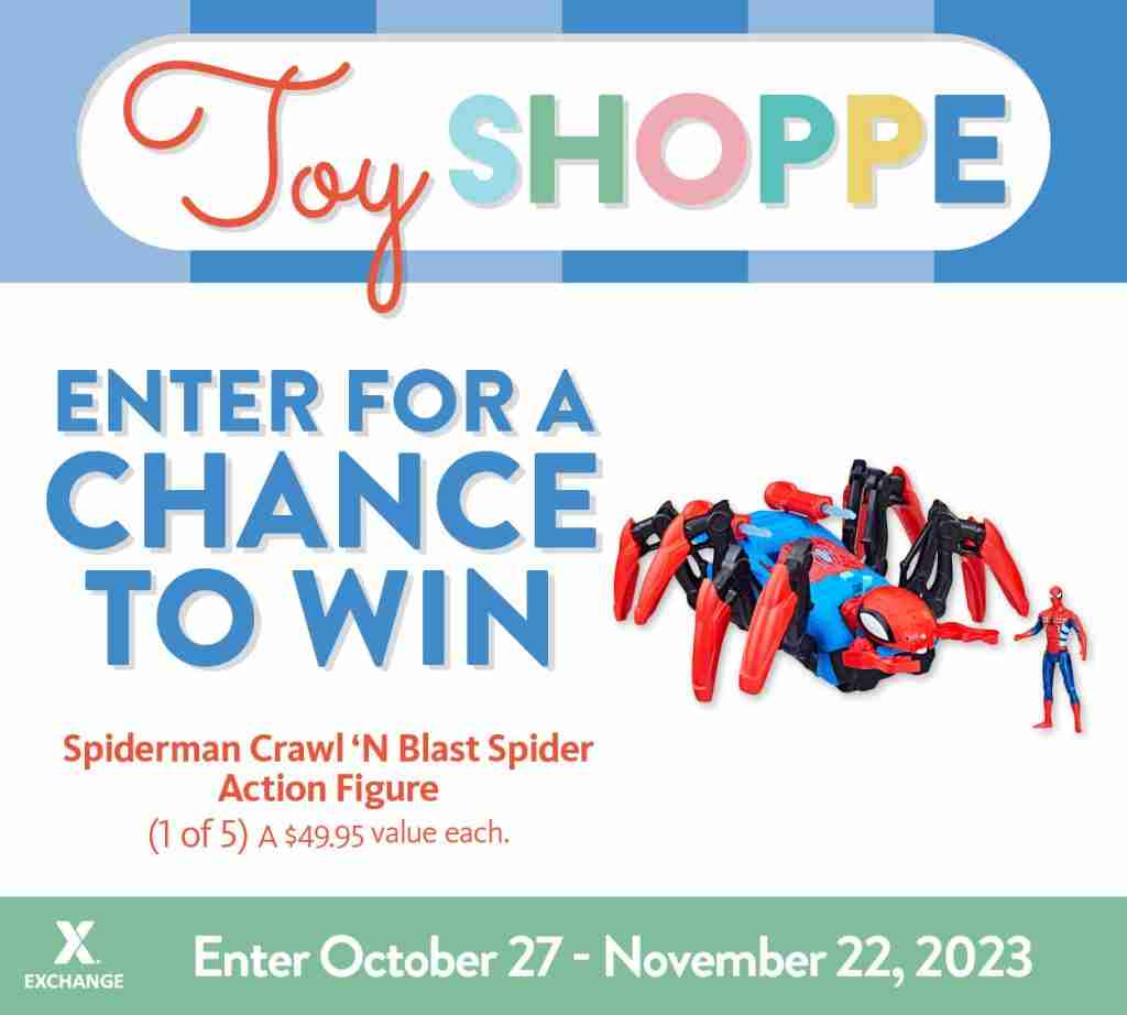 2023 Toy Book Sweepstakes - Spider-Man Crawl 'N Blast Spider Playset