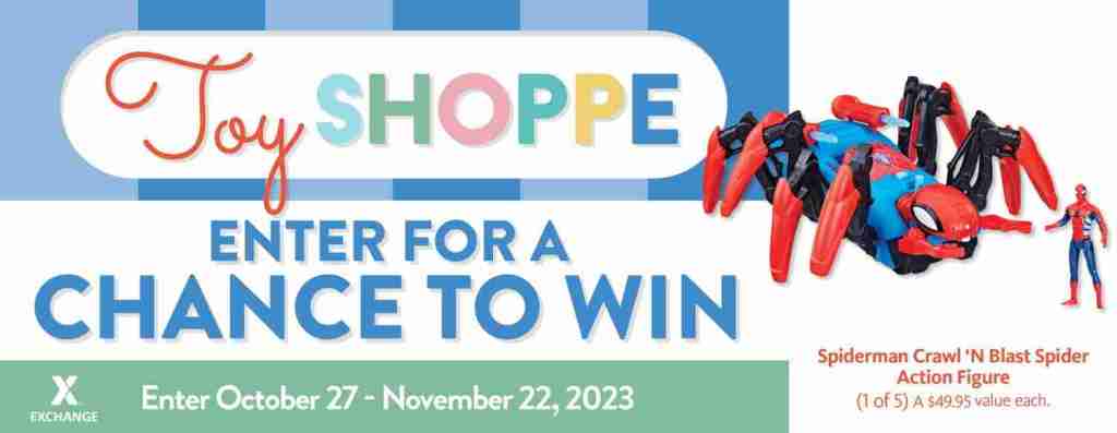 2023 Toy Book Sweepstakes – Spider-Man Crawl ‘N Blast Spider Playset