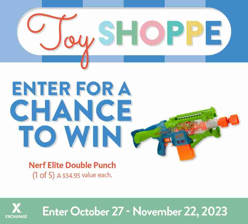 2023 Toy Book Sweepstakes - Nerf  Double Punch Blaster