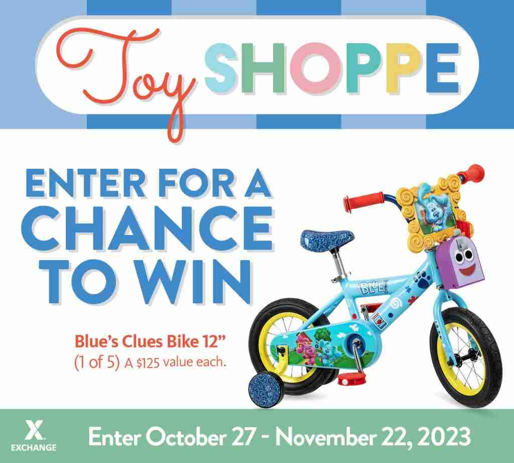 2023 Toy Book Sweepstakes - Blue's Clues Bike