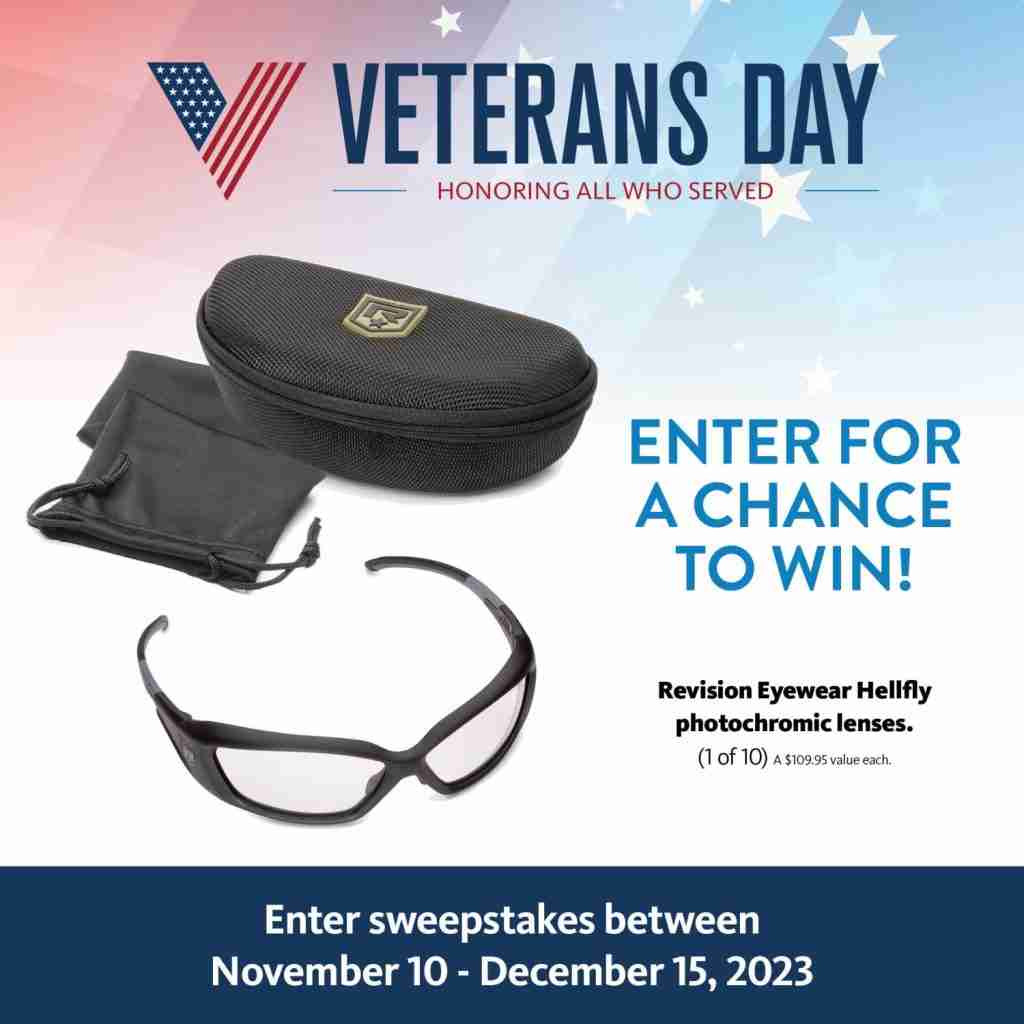 2023 Veterans Day Sweepstakes | Revision Eyewear Hellfly Lenses