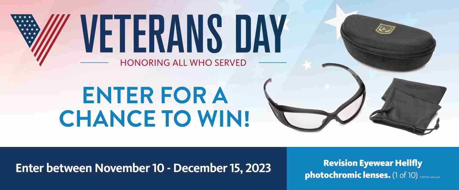 2023 Veterans Day Sweepstakes | Revision Eyewear Hellfly Lenses