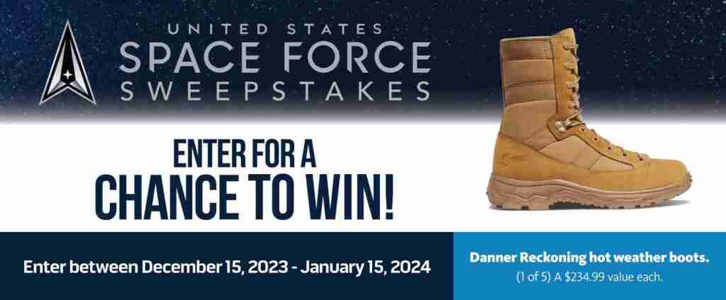 U.S. Space Force Sweepstakes | Danner Reckoning Boots