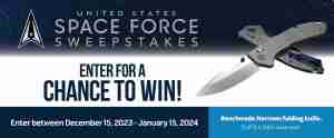 U.S. Space Force Sweepstakes | Benchmade Narrows Folding Knife