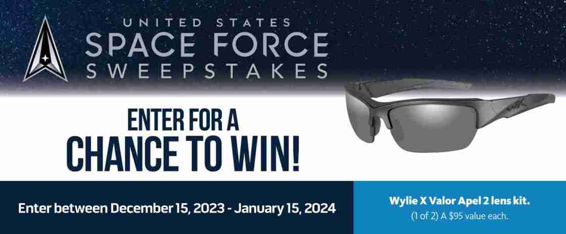 U.S. Space Force Sweepstakes | Wylie X Valor APEL Lens Kit
