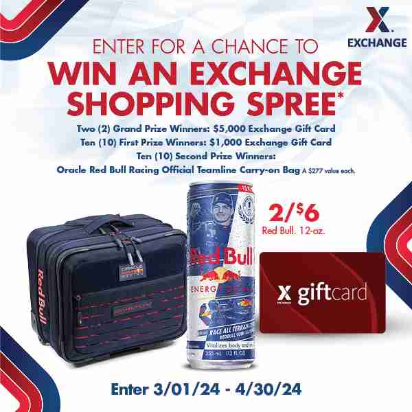 Red Bull Shopping Spree Sweepstakes