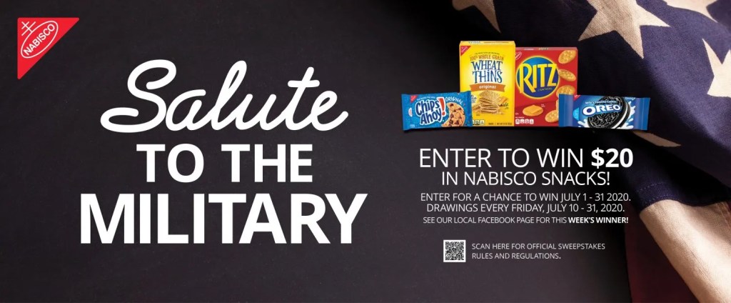 Nabisco Salute to the Military Sweepstakes | 2025 Rules