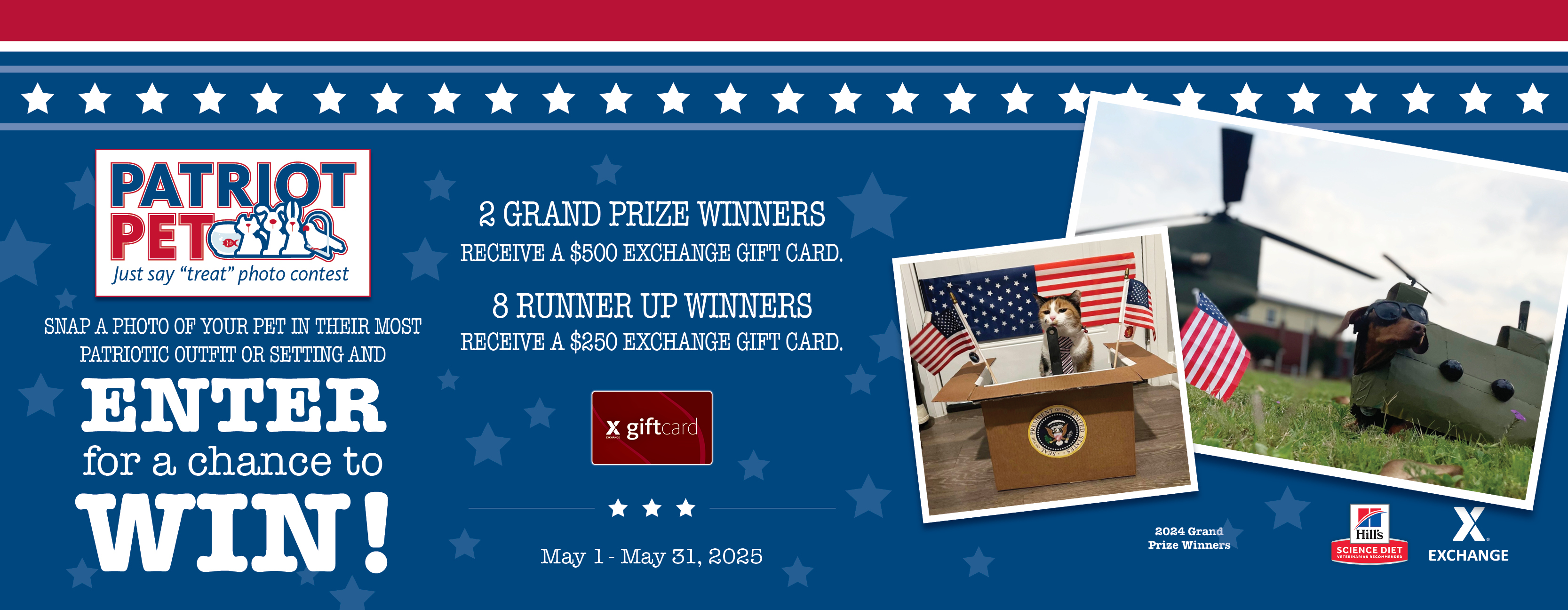 Patriot Pet Photo Contest | May 2025 Patriot Pet Photo Contest | May 2025