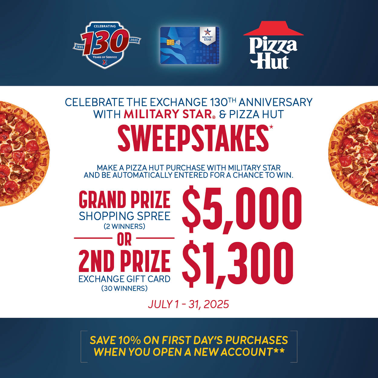 130th Exchange Anniversary Pizza Hut Sweepstakes - Exchange Community Hub
