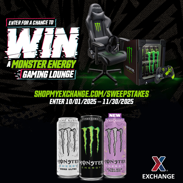 Monster Energy Gaming Lounge Sweepstakes