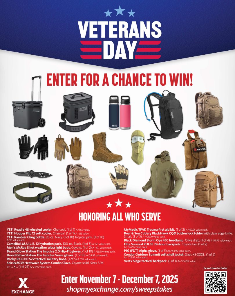 Veterans Day Sweepstakes
