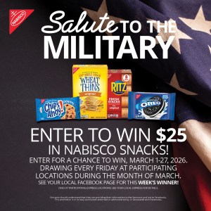 Nabisco Salute to the Military sweepstakes
