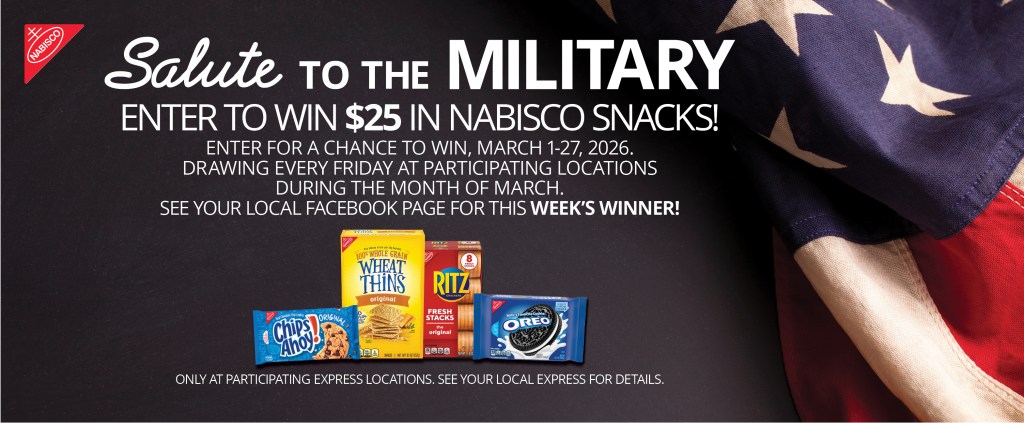 Nabisco Salute to the Military Sweepstakes