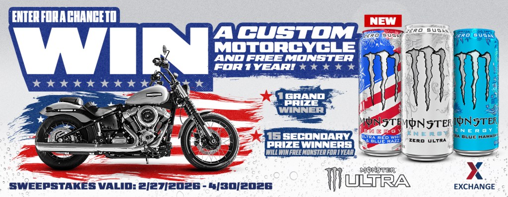 Monster Energy Support Our Troops Sweepstakes