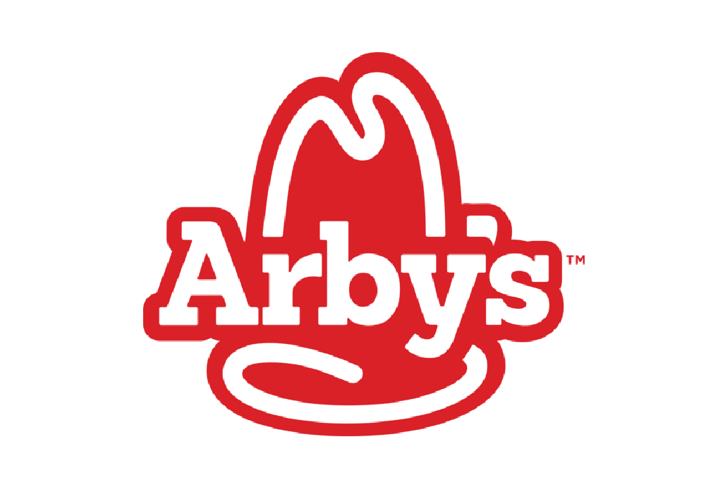 Arby’s logo indicating roast beef sandwiches and deli-style options at Exchange food courts.