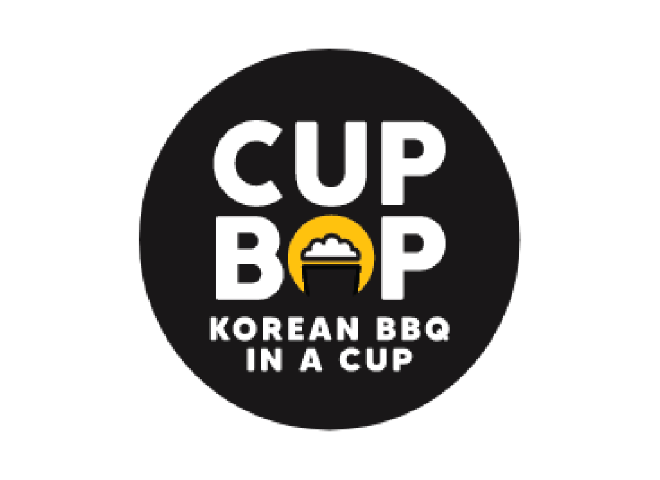 Cupbop Korean BBQ logo representing Korean-style bowls and quick-service meal options at the Exchange.