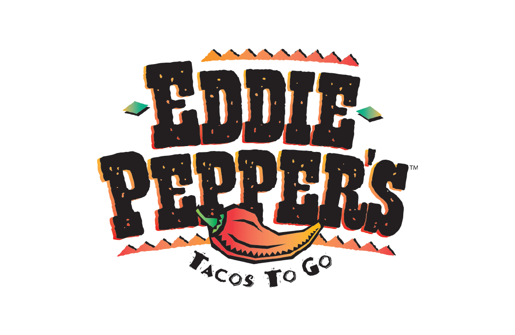 Eddie Pepper’s logo highlighting a Tex-Mex–style quick-service option at the Exchange.