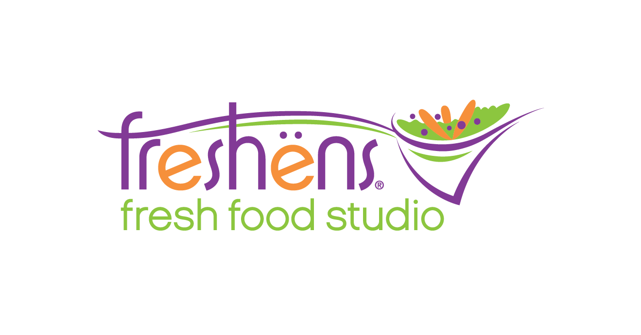 Freshens logo representing smoothies, bowls and lighter fare at the Exchange.