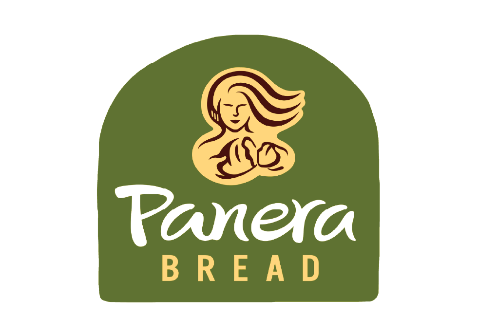Panera Bread logo representing soups, salads, sandwiches and bakery-cafe options at the Exchange.